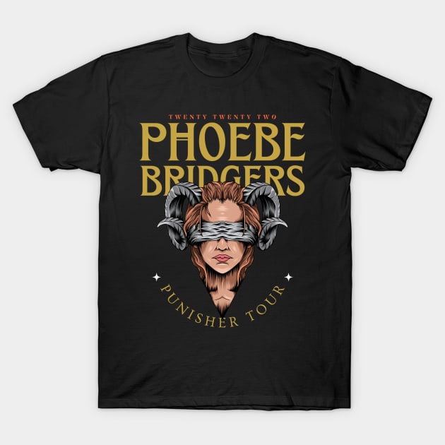 Phoebe Bridgers - Punisher // Illustration in Album Fan Art Design T-Shirt by Liamlefr